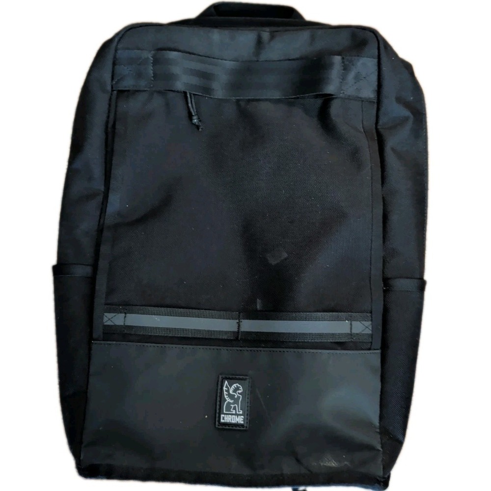 Chrome Industries Black Hondo Backpack Laptop Bag Gaming Tech Commuter